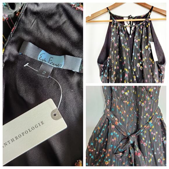 Anthro Eva Franco Edita Halter Jumpsuit - Picture 4 of 8